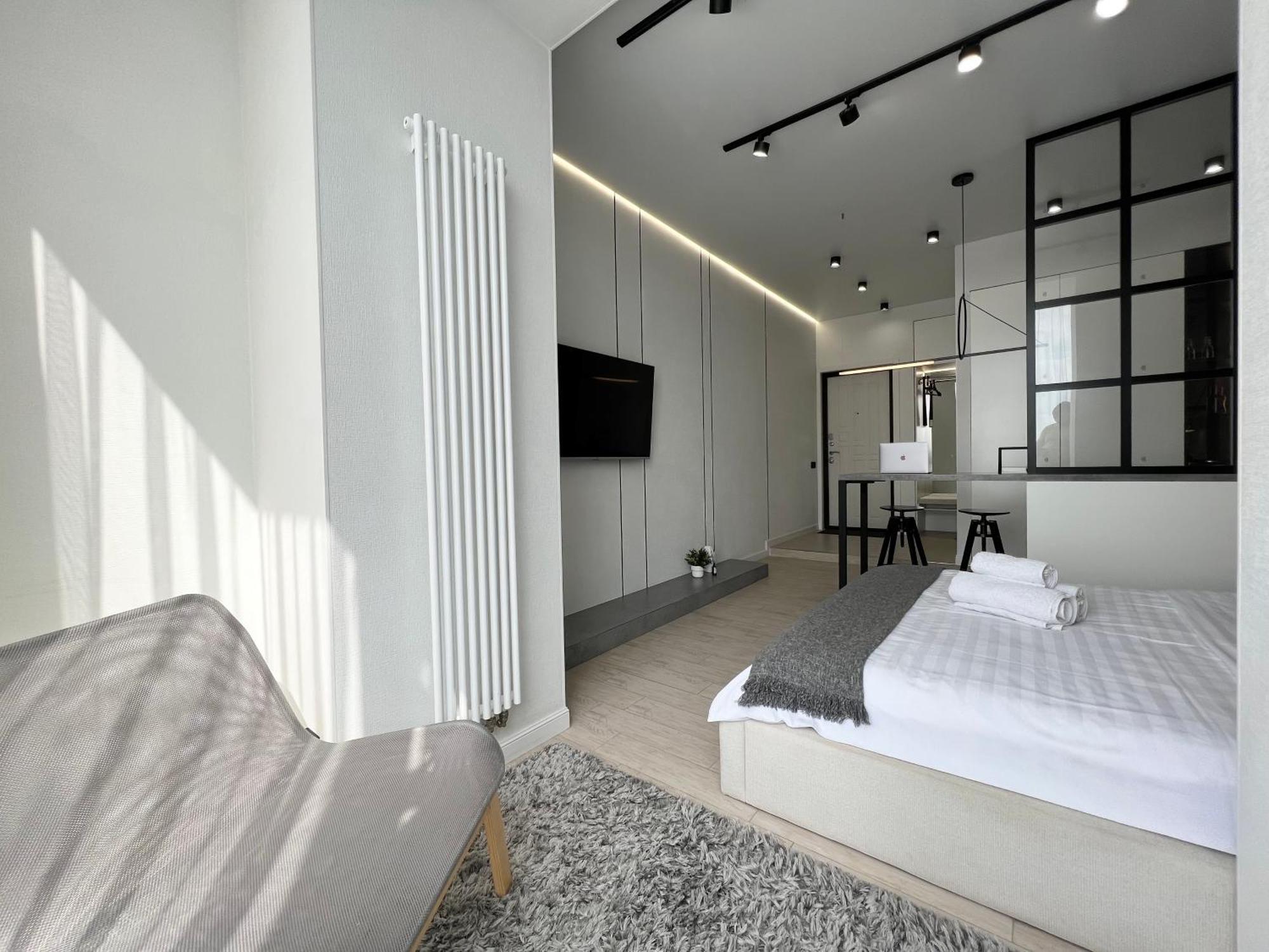 Квартира Smart В Новом Доме Pavlodar Bagian luar foto